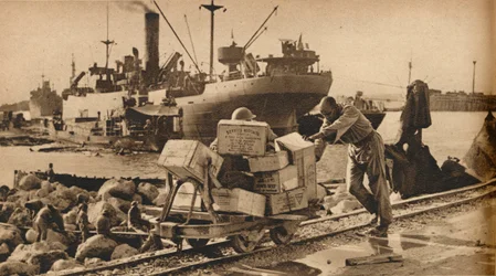 Travle scener i Benghazi, 1943