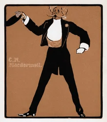 CH MacDermott 1845-1901, musikkhallstjerne, sent på 1800-tallet