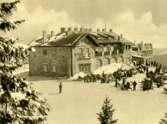Taubanestasjon, Rax-fjellene, Nedre Østerrike, c1935. De