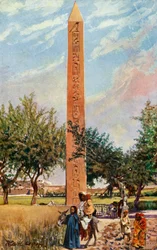 Kairo: Obelisken av Eliopolis, c1918-c1939.