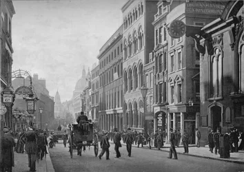 Cannon Street, vestover, City of London, c1910 1911