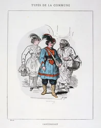 Cantinieres, Paris kommune, 1871.