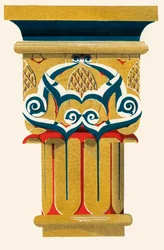Capital of Columns, Court of Fishpond, 1907.
