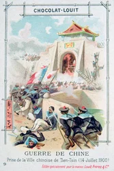 Erobringen av den kinesiske byen Tientsin Tianjin, Boxer Rebellion, 14. juli 1900