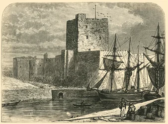 Carrickfergus slott, 1898.