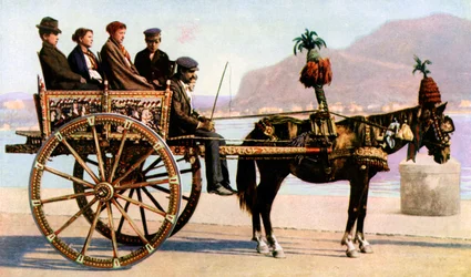 Cart, Palermo, Sicilia, c1923