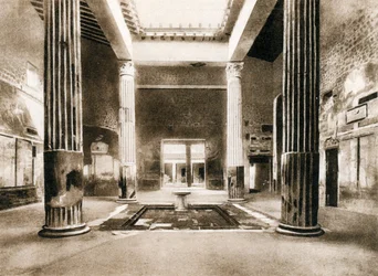 House of the Silver Wedding, Pompeii, Italia, ca 1900-tallet