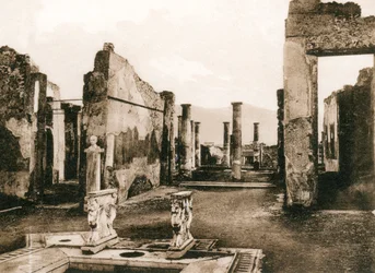 Cornelio Rufos hus, Pompeii, Italia, ca 1900-tallet