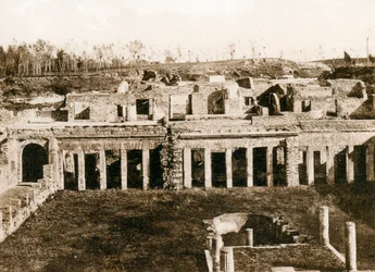 Diomedes hus, Pompeii, Italia, ca 1900-tallet