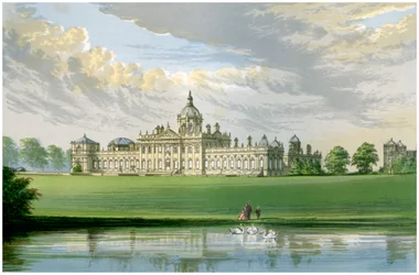 Castle Howard, Yorkshire, hjemmet til jarlen av Carlisle, c1880