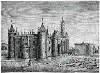 Castle of Marcoussis, nær Rambouillet, 1600-tallet, 1870
