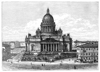 St. Isak-katedralen, St. Petersburg, Russland, 1900
