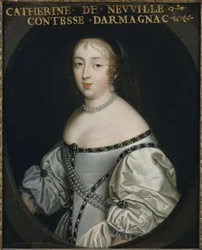 Catherine de Neufville de Villeroy, grevinne av Armagnac 1639-1707, ca 1665.
