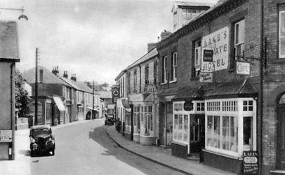 Caen Street, Braunton, Devon, tidlig på 1900-tallet