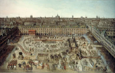 Feiring av bryllupskontrakten mellom Ludvig XIII og Anne av Østerrike..., 1612.