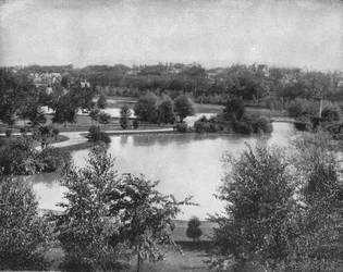 Central Park, Minneapolis, Minnesota, USA, ca 1900.
