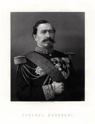 Charles Denis Sauter Bourbaki, fransk general, 1800-tallet