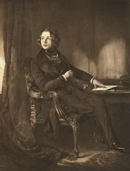 Charles Dickens , engelsk forfatter og journalist, c1836