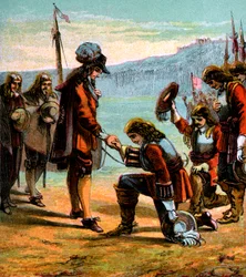 Charles II og general Monck, c1660, c1850