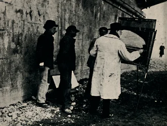 Charles Morin, landskapsmaler, c1945.