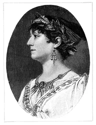 Charlotte Wolter , østerriksk skuespillerinne fra 1800-tallet, 1900