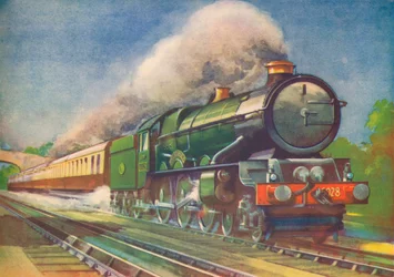 Cheltenham Flyer, G.W.R., plukket opp vann ved Goring, 1940