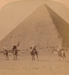 Cheops, den største av pyramidene, Egypt, 1896