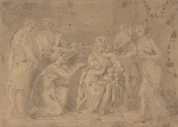 Kristus og barna, 1600-tallet.