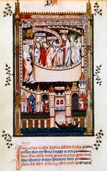 Kristus gir nattverd til St Denis, 1317
