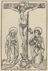 Kristus på korset, ca. 14801500.