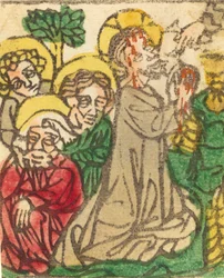 Kristus på Oljeberget, ca. 14251450.