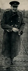 Churchill som flyver, c1945.