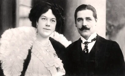Clara Ellen Butt 1872-1936 og Kennerley Rumford 1870-1957, engelske sangere, 1906
