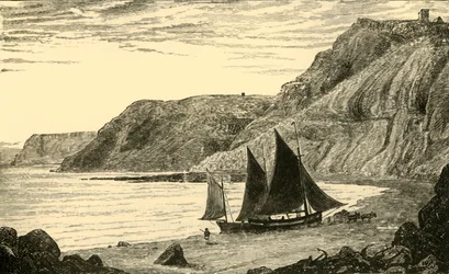 Cliffs nær Whitby, 1898.