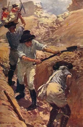 Clive in the Trenches at Arcot, 1751 c1912
