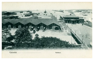 Colombo havn, Ceylon, tidlig på 1900-tallet