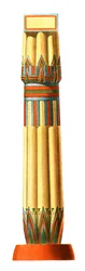 Kolonne fra Luxor, Egypt, 1928.