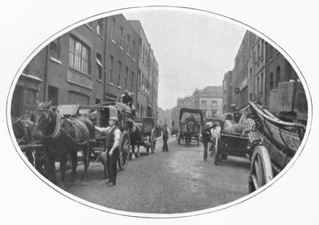 Begynner arbeidet, Osborn Street, Whitechapel, London, c1903 1903