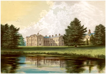 Compton Verney, Warwickshire, hjemmet til Lord Willoughby de Broke, c1880