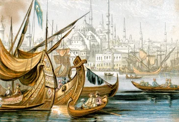 Konstantinopel, Tyrkia, 1800-tallet
