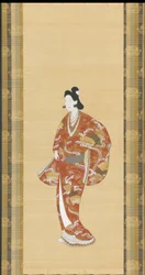 Courtesan, Edo-perioden, 1661-1673.