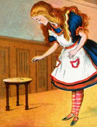 Nysgjerrigere og nysgjerrigere, ropte Alice, c1900.