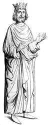 Dagobert I 603-689, merovingerkonge, c1500-tallet 1849
