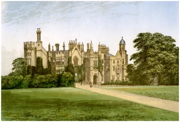 Danbury Palace, Essex, hjemmet til biskopen av Rochester, c1880