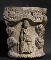 Daniel i Løvehulen, ca. 1125-1150.