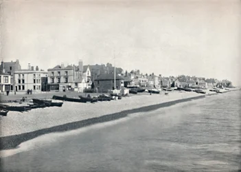 Deal - Looking Along the Beach, 1895