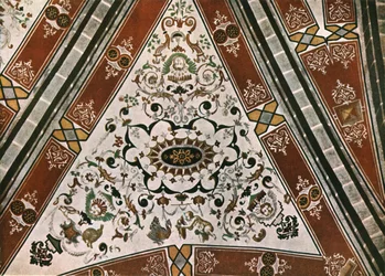Utsmykning i Saint-Martin-kirken, Lutry, Vaud, Sveits, 1928.
