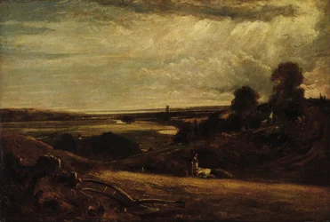 Dedham Vale - Sommermorgen, 1800-tallet.
