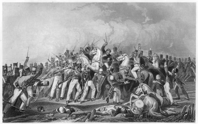 Sealkote-mytteriernes nederlag av general Nicholsons kolonne, 1857, c1860