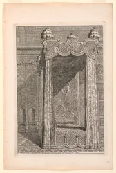 Design for State Bedchamber, i Second Livre d